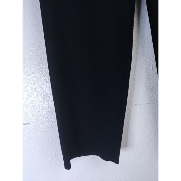 St John Black Wide Leg Trouser Pants Size 10 - Picture 3 of 8